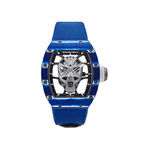 richard mille gold skull watch|Richard Mille blue mask.